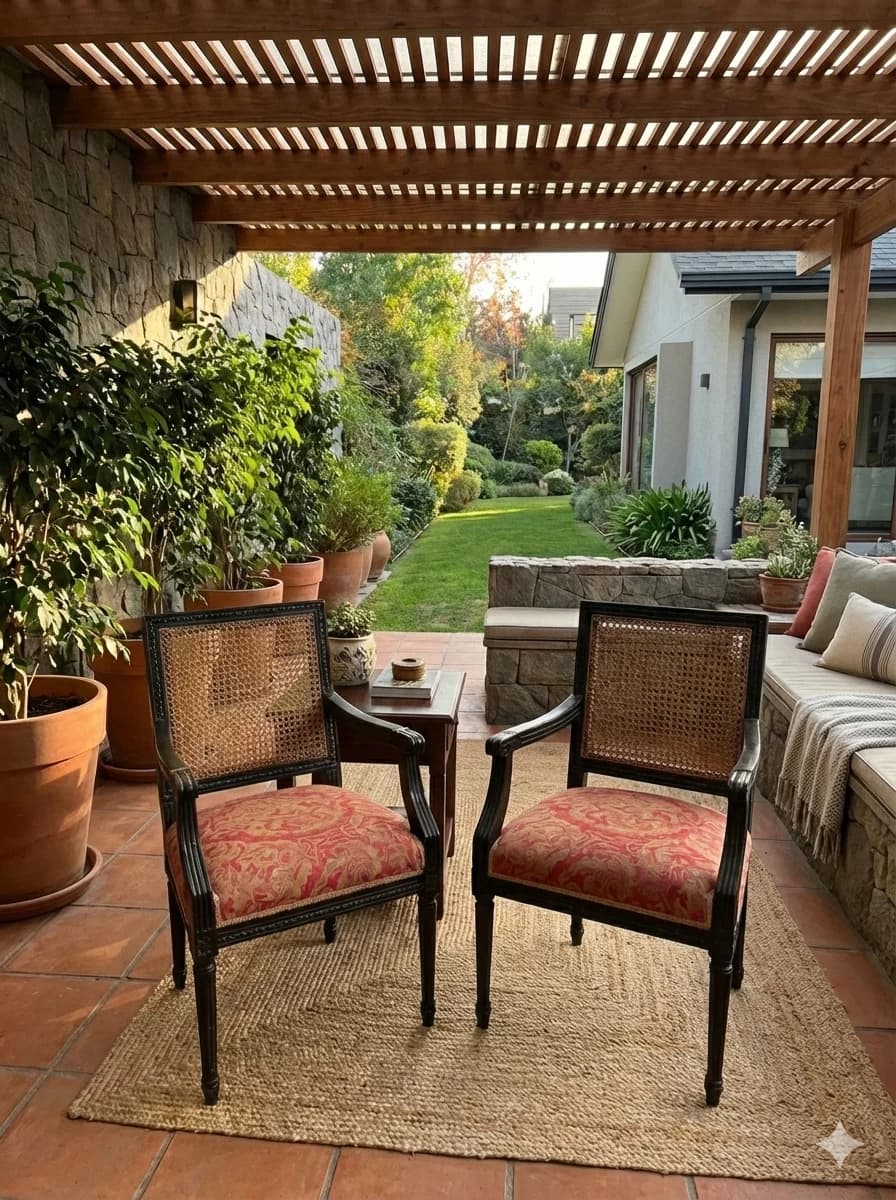 Par de sítiales restaurados